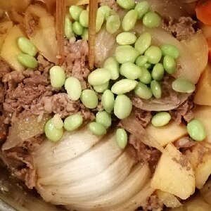 ご飯がすすむ！肉じゃがのごま風味